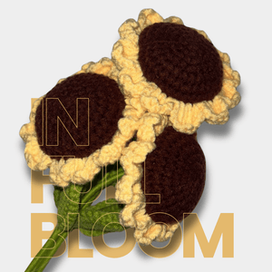 Crochet Sunflower | Wool Flower Home Décor - HDBK Official