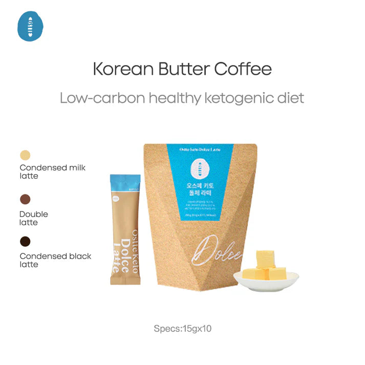 OSTTE Sculpt Latte - Dolce Keto Butter Coffee | Low-Carb Energy Drink