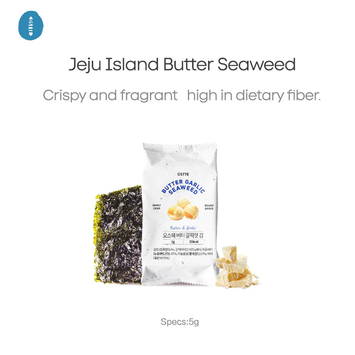 OSTTE Butter Garlic Seaweed – Healthy Guilt-Free Korean Snack