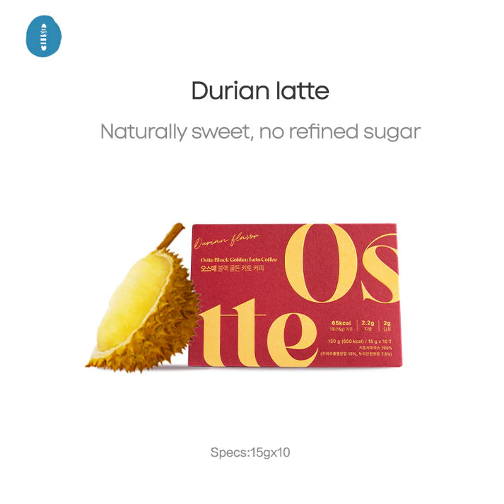 OSTTE Sculpt Latte – Durian Dream Keto Butter Coffee | Low-Carb Energy Drink