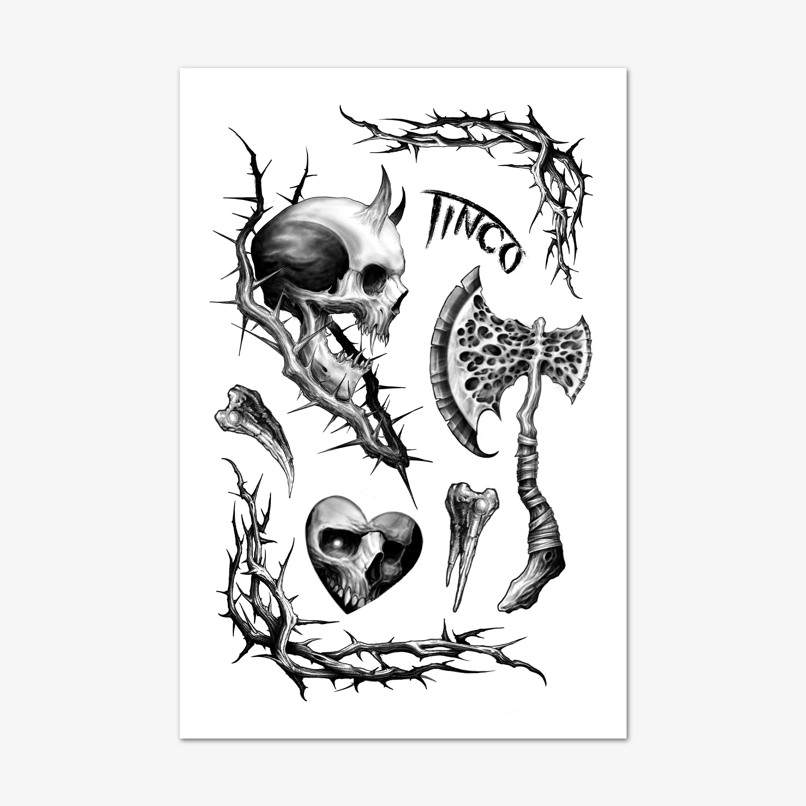 TINCO - Temporary Tattoo Sticker