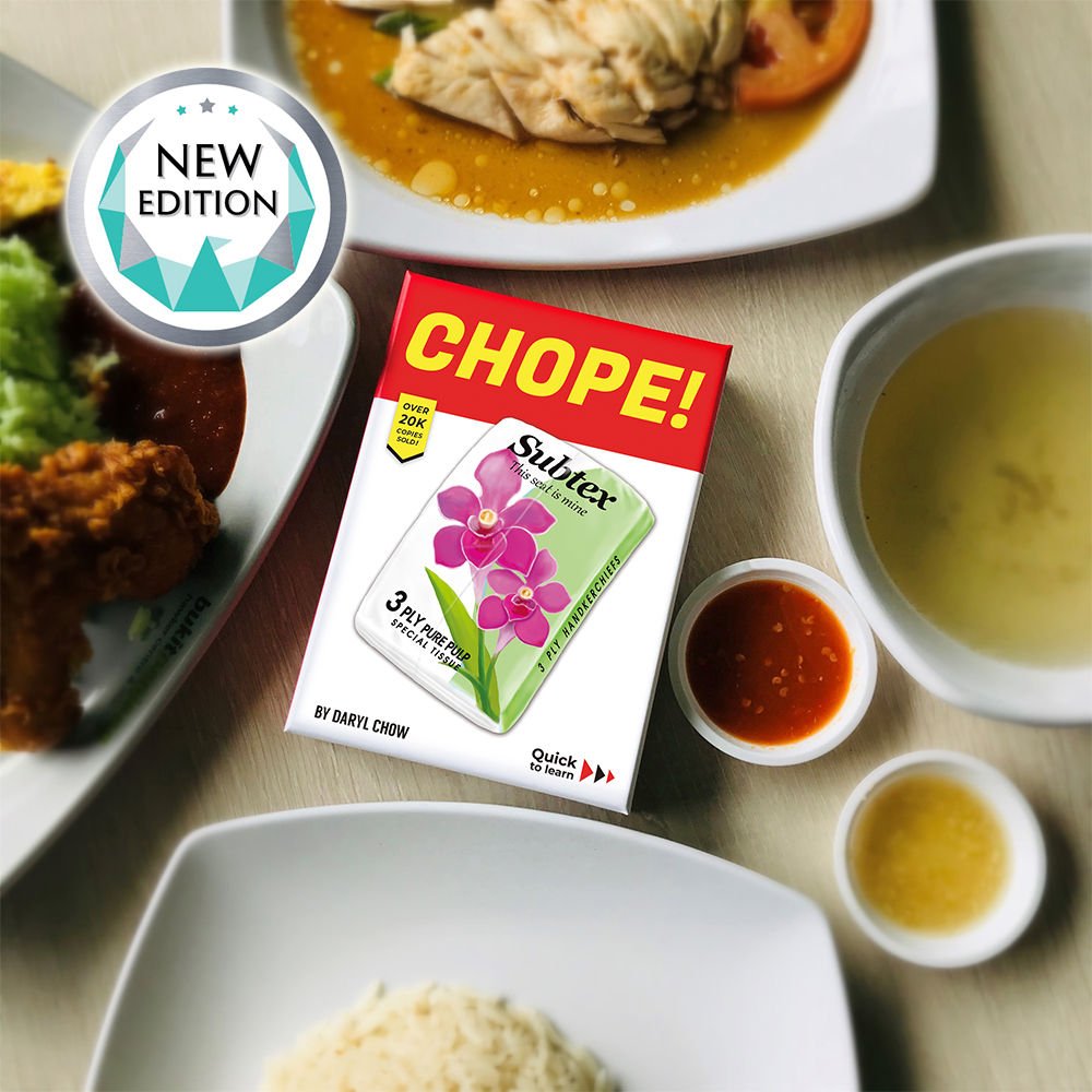 Chope! The Card Game (5th Anniversary Edition) - HDBK Singapore