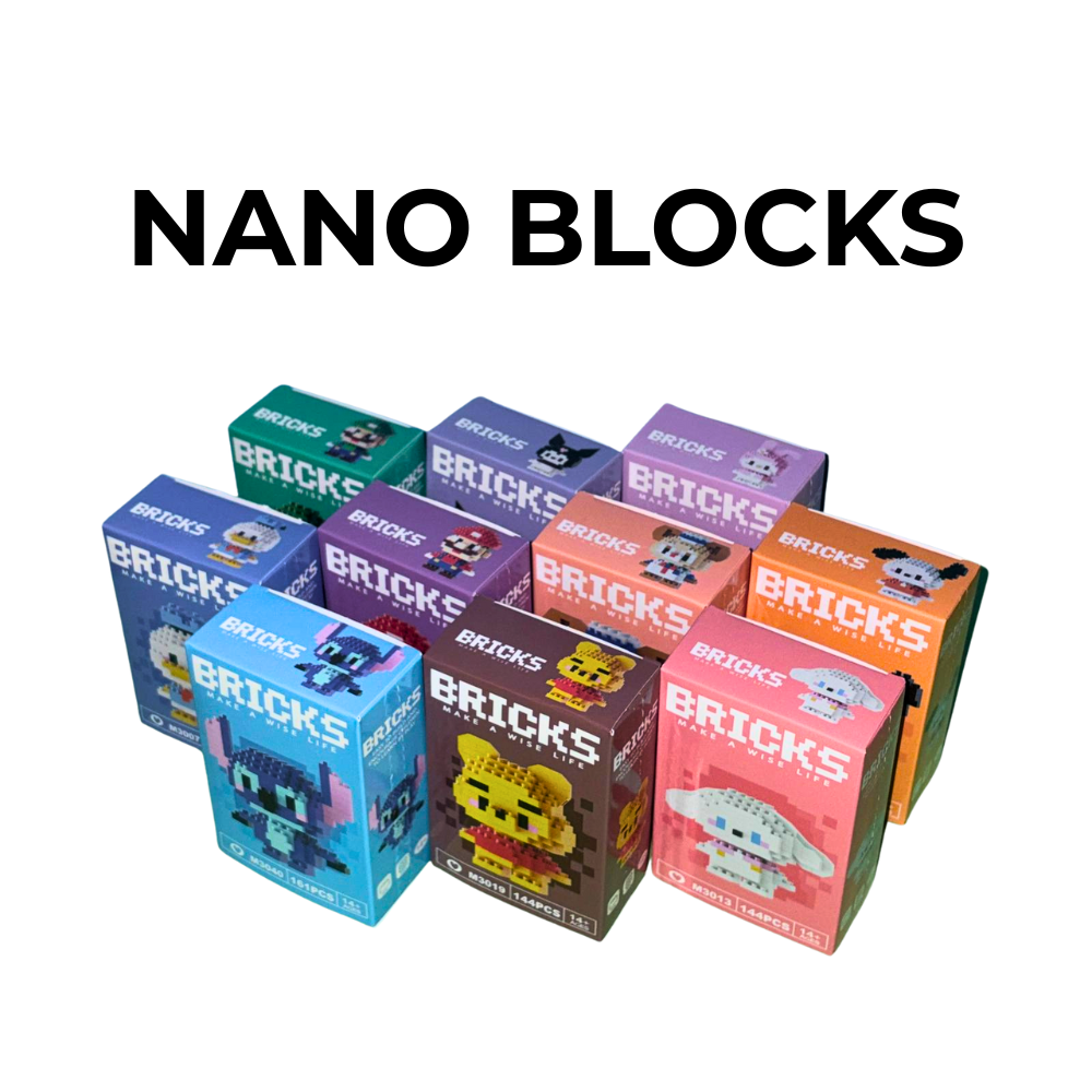 Nano Blocks Cartoon Bricks Set – Mini Building Blocks for Kids & Collectors