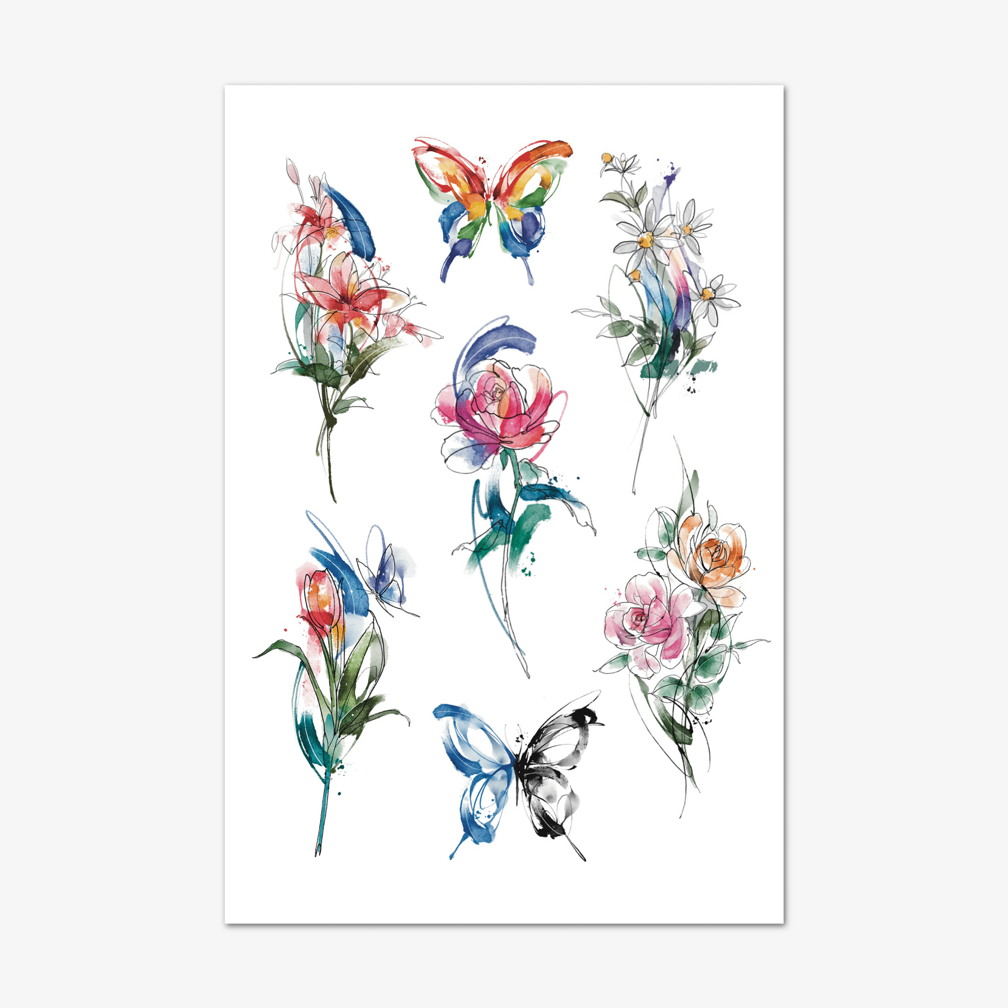 RAIN - Temporary Tattoo Sticker - HDBK Singapore